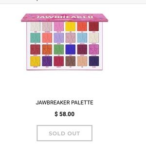 NWT - Jawbreaker Palette (2 single palettes)